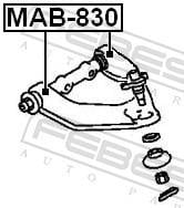 Suspensão, braço oscilante FEBEST ref. MAB-830