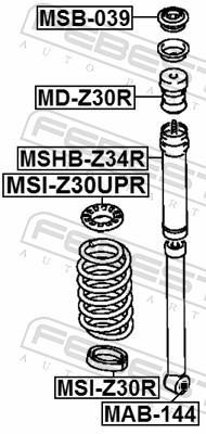 Amortisseurs FEBEST ref. MD-Z30R