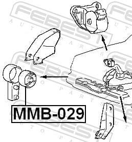 Soporte, motor FEBEST MMB-029