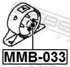 Support moteur (Silent bloc moteur) FEBEST ref. MMB-033