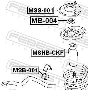 Soporte, estabilizador FEBEST ref. MSB-001
