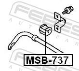 Suspension, stabilisateur FEBEST MSB-737