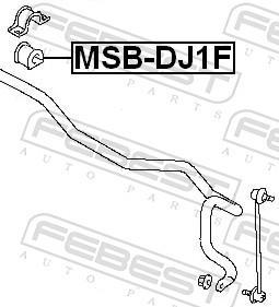 Soporte, estabilizador FEBEST MSB-DJ1F