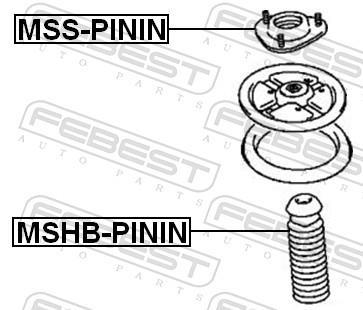 Soufflet d'amortisseur FEBEST ref. MSHB-PININ