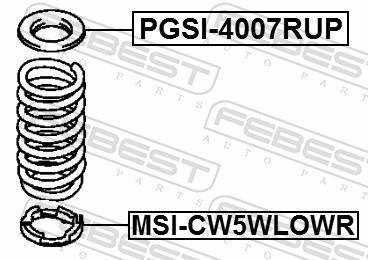 Suporte da mola FEBEST ref. MSI-CW5WLOWR