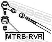 Kit de réparation, rotule de barre de connexion FEBEST ref. MTRB-RVR