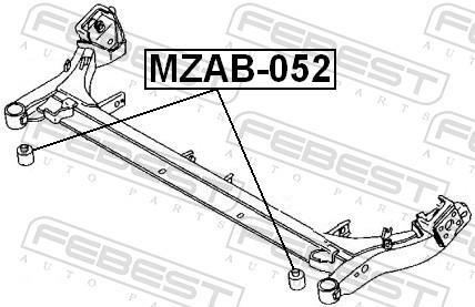 Bucha de eixo FEBEST MZAB-052