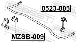 Suspension, stabilisateur FEBEST ref. MZSB-009