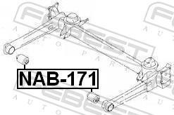 Bucha de eixo FEBEST NAB-171