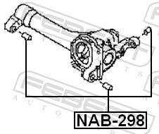 Cojinetes, diferencial FEBEST ref. NAB-298
