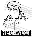 Maître-cylindre de frein FEBEST ref. NBC-WD21