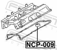 Junta anular, cavidad bujía FEBEST ref. NCP-009