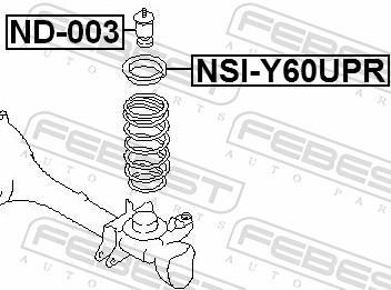 Amortisseurs FEBEST  ref. ND-003