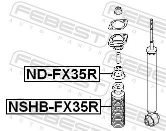 Amortisseurs FEBEST ref. ND-FX35R