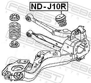 Amortisseurs FEBEST ref. ND-J10R