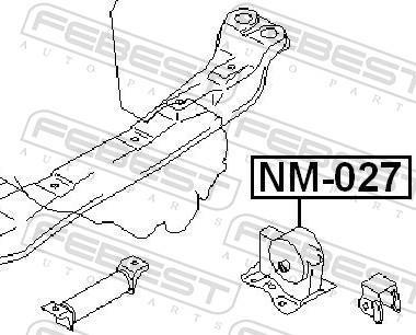 Support moteur (Silent bloc moteur) FEBEST NM-027