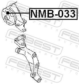 Soporte, motor FEBEST ref. NMB-033