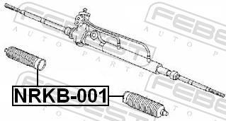 Fuelle, dirección FEBEST ref. NRKB-001