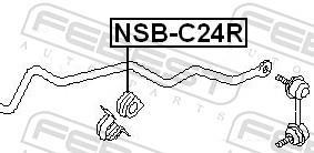 Soporte, estabilizador FEBEST NSB-C24R