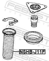Fuelle de amortiguador FEBEST ref. NSHB-J11F