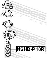 Fuelle de amortiguador FEBEST ref. NSHB-P10R