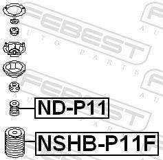Fuelle de amortiguador FEBEST ref. NSHB-P11F