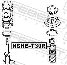 Fuelle de amortiguador FEBEST ref. NSHB-T30R