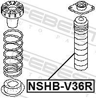 Fuelle de amortiguador FEBEST ref. NSHB-V36R