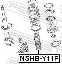 Fuelle de amortiguador FEBEST ref. NSHB-Y11F