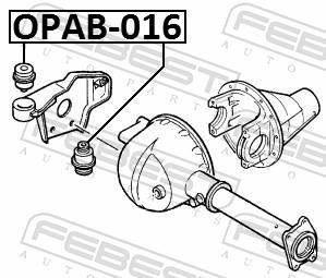 Cojinetes, diferencial FEBEST ref. OPAB-016