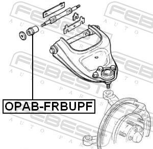 Silent bloc de suspension FEBEST ref. OPAB-FRBUPF