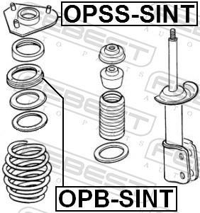 Roulement, coupelle de suspension FEBEST OPB-SINT