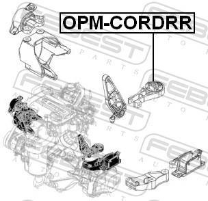 Suporte do motor FEBEST ref. OPM-CORDRR