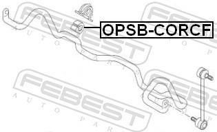 Suspension, stabilisateur FEBEST ref. OPSB-CORCF
