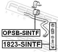 Suspension, stabilisateur FEBEST ref. OPSB-SINTF
