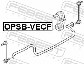 Suspension, stabilisateur FEBEST OPSB-VECF