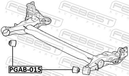 Bucha de eixo FEBEST ref. PGAB-015