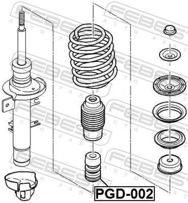 Batente de encosto, suspensão FEBEST ref. PGD-002
