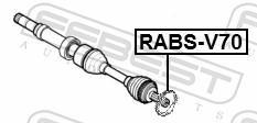 Anneau de palpeur, ABS (Bague abs) FEBEST ref. RABS-V70