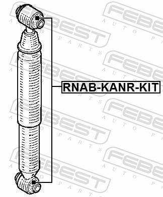 Douille, amortisseur FEBEST ref. RNAB-KANR-KIT