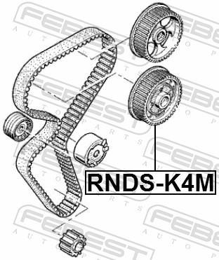 Ajustador árbol de levas FEBEST ref. RNDS-K4M
