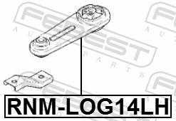 Soporte, motor FEBEST ref. RNM-LOG14LH