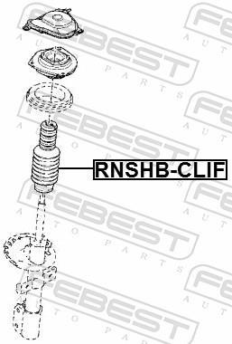 Soufflet d'amortisseur FEBEST ref. RNSHB-CLIF