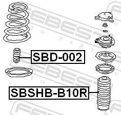 Amortisseurs FEBEST ref. SBD-002
