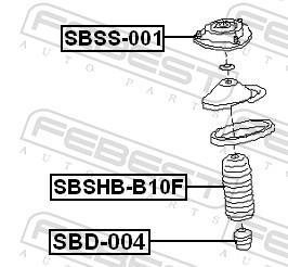 Amortiguadores FEBEST ref. SBD-004