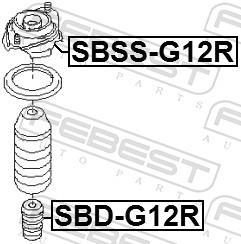 Amortisseurs FEBEST ref. SBD-G12R