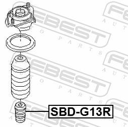 Amortisseurs FEBEST ref. SBD-G13R