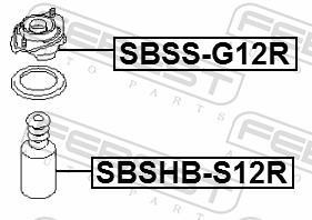 Fuelle de amortiguador FEBEST ref. SBSHB-S12R
