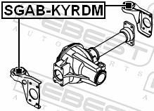 Cojinetes, diferencial FEBEST ref. SGAB-KYRDM