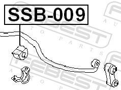 Soporte, estabilizador FEBEST ref. SSB-009